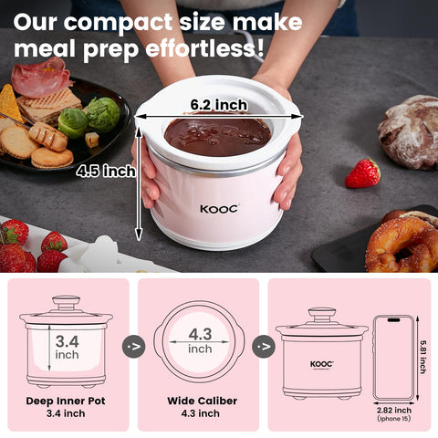 KOOC six free liners included for effortless cleanup after meals.