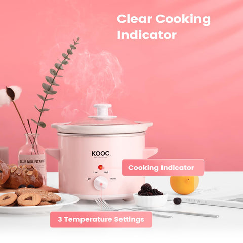 KOOC pink exterior adds vibrant style to your kitchen decor.