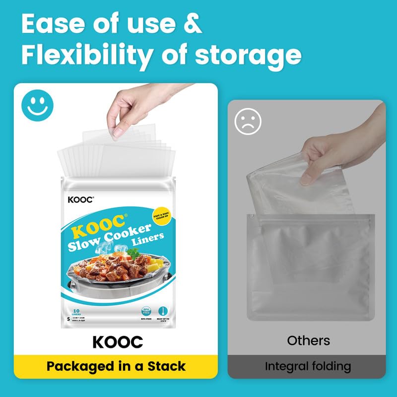 KOOC small-size liners lining a 1.5 to 2 quart pot for tidy cooking