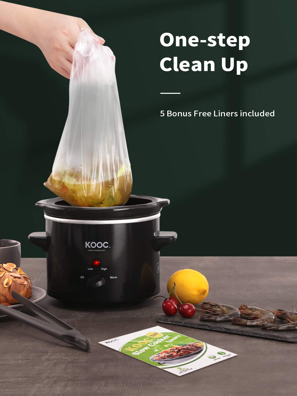 KOOC liners 11x17 simplify cleanup after cooking