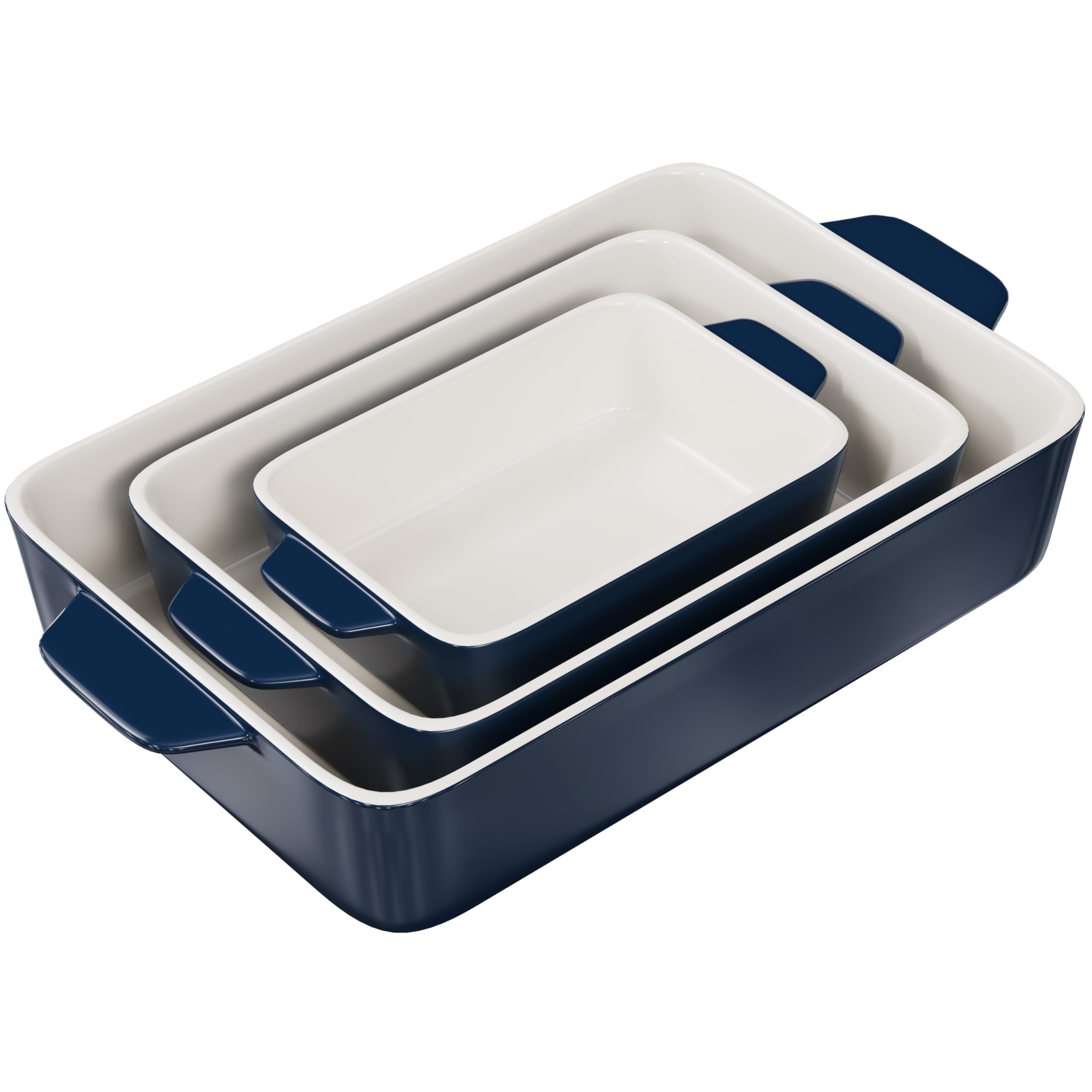Kook baking dish with handles, easy transport from oven to table