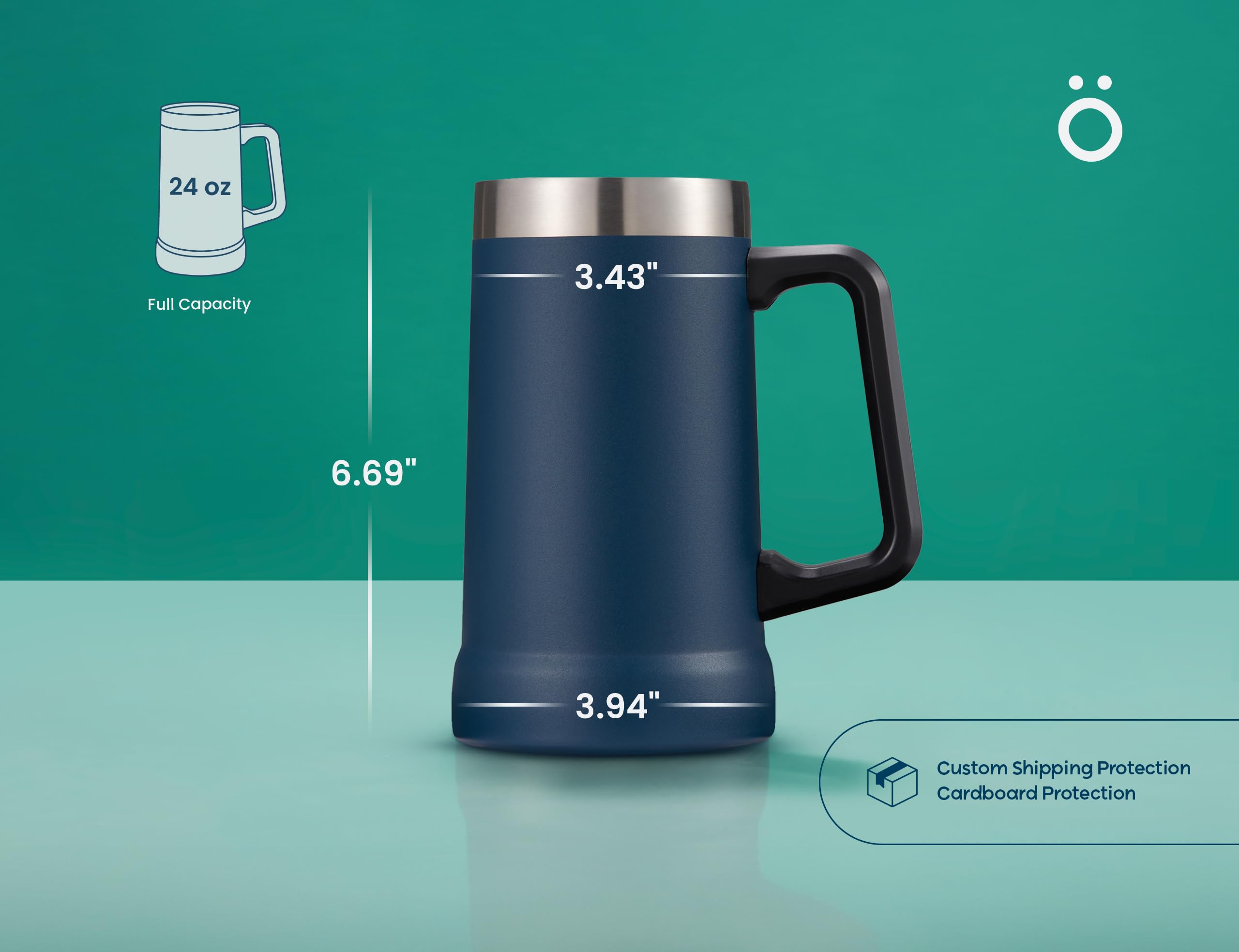 KooK 24-ounce mug designed for long sipping sessions on adventures.