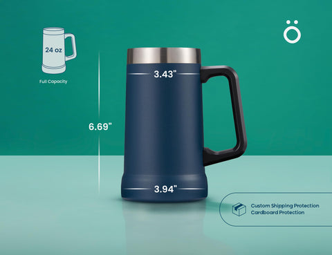 KooK 24-ounce mug designed for long sipping sessions on adventures.