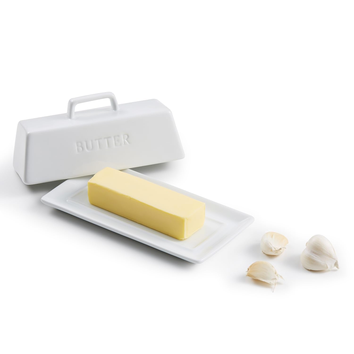 KooK butter dish on counter ready for toast