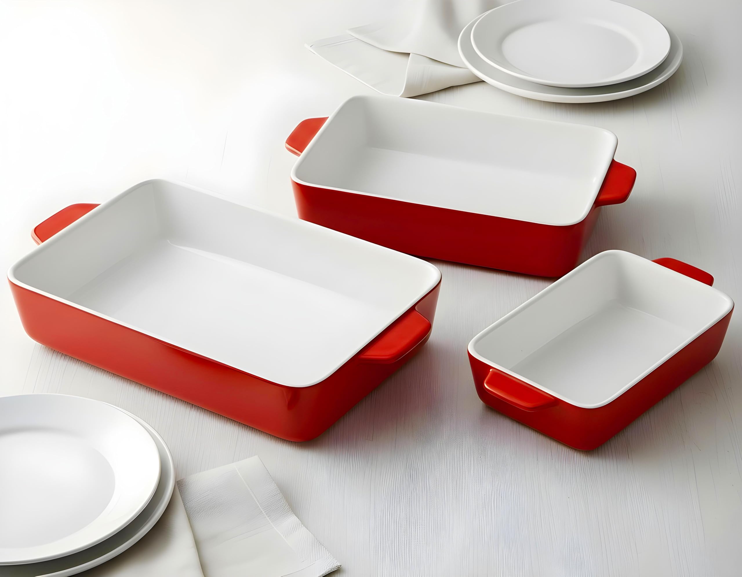 KooK bakeware nesting design demonstrates space-saving storage