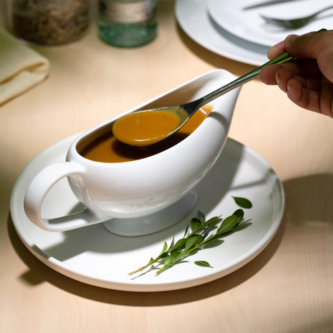 KooK microwave-safe gravy boat for quick reheating