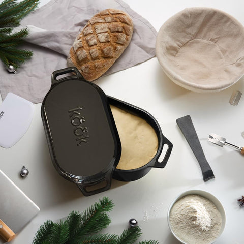 KooK Dutch Oven steam circulation seals moisture