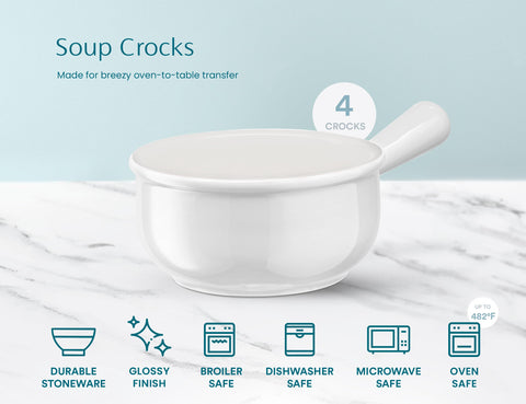KooK 15 oz portion size is perfect for individual meals at the table