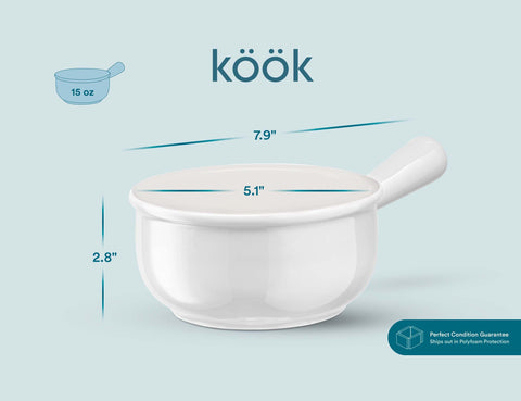 KooK packaging with polyfoam protection ensures safe delivery of the bowls