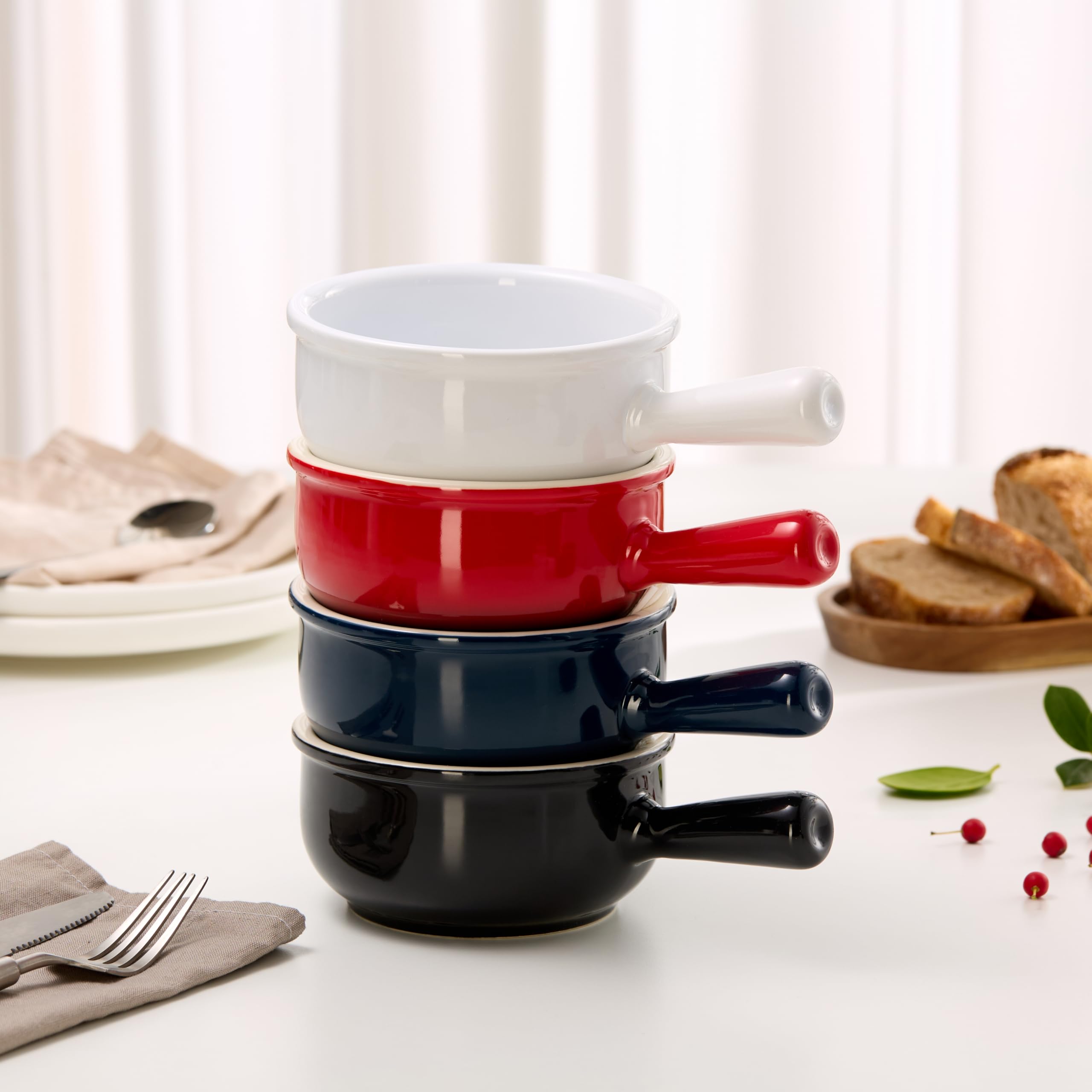 KooK stoneware bowls resist microwaves and dishwashers for busy weeknights