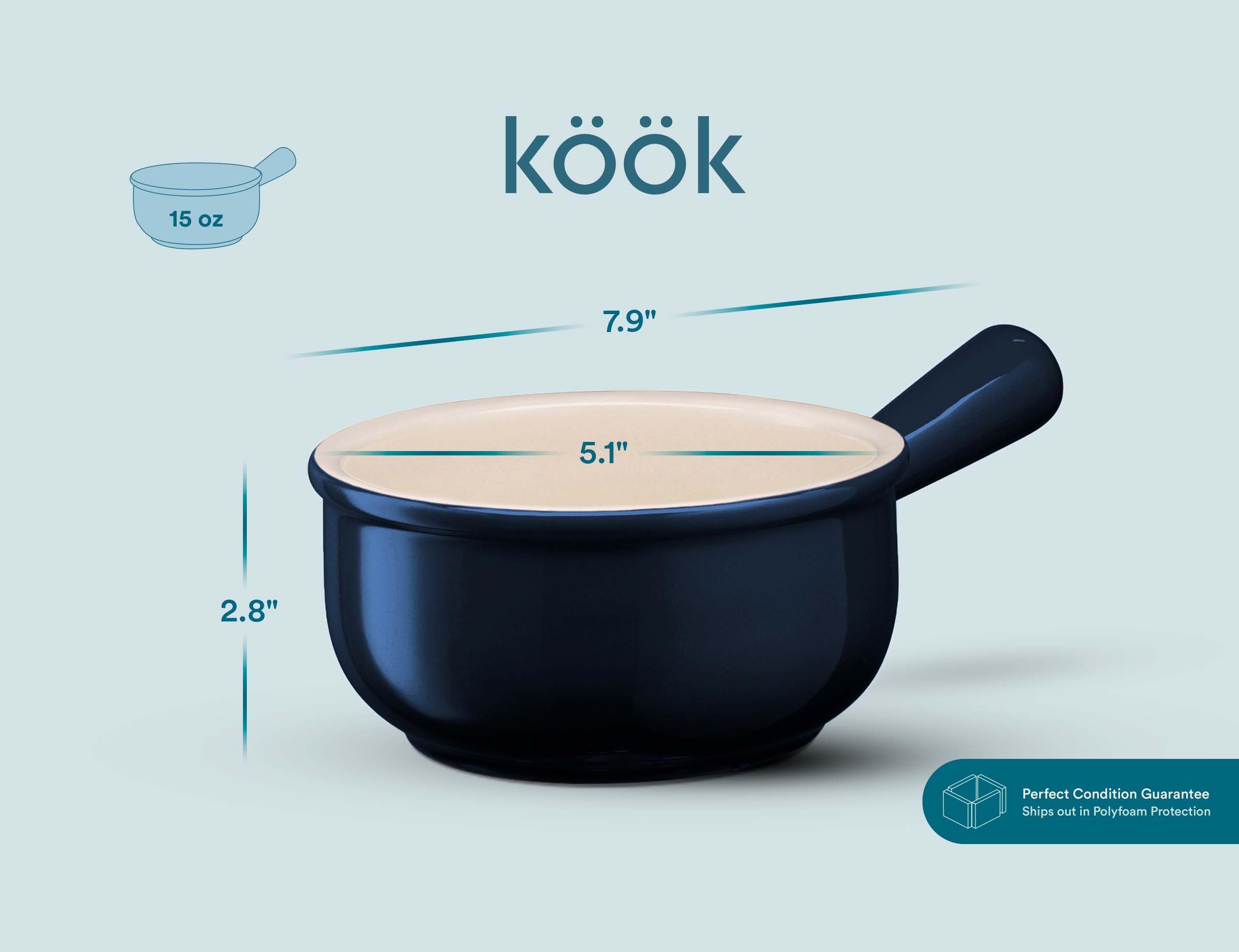 KooK set of four bowls designed for coordinated family meals.
