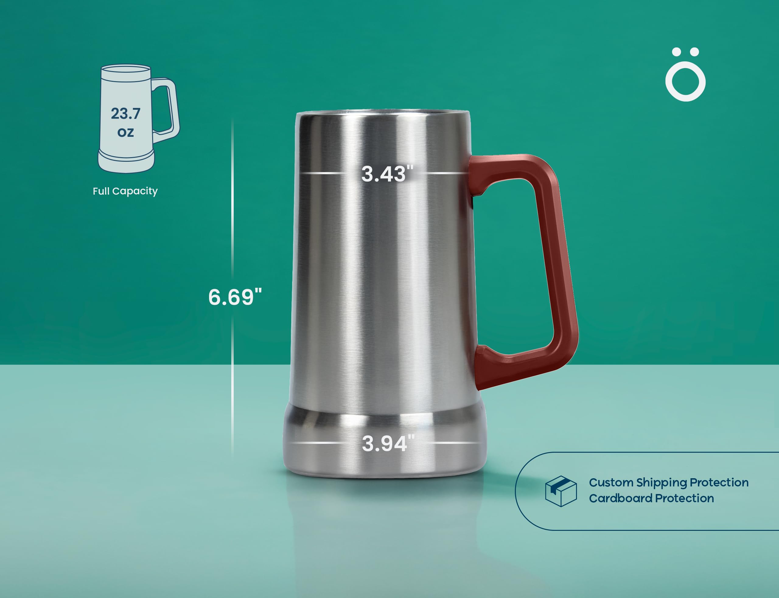 KooK multi-use mug fits coffee, tea, and cold beverages at home or travel.