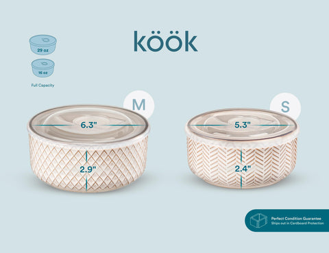 KooK Narbonne closeup shows embossed geometric pattern with copper accents