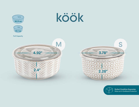 KooK Narbonne dishwasher-safe bowls simplify cleanup after meals