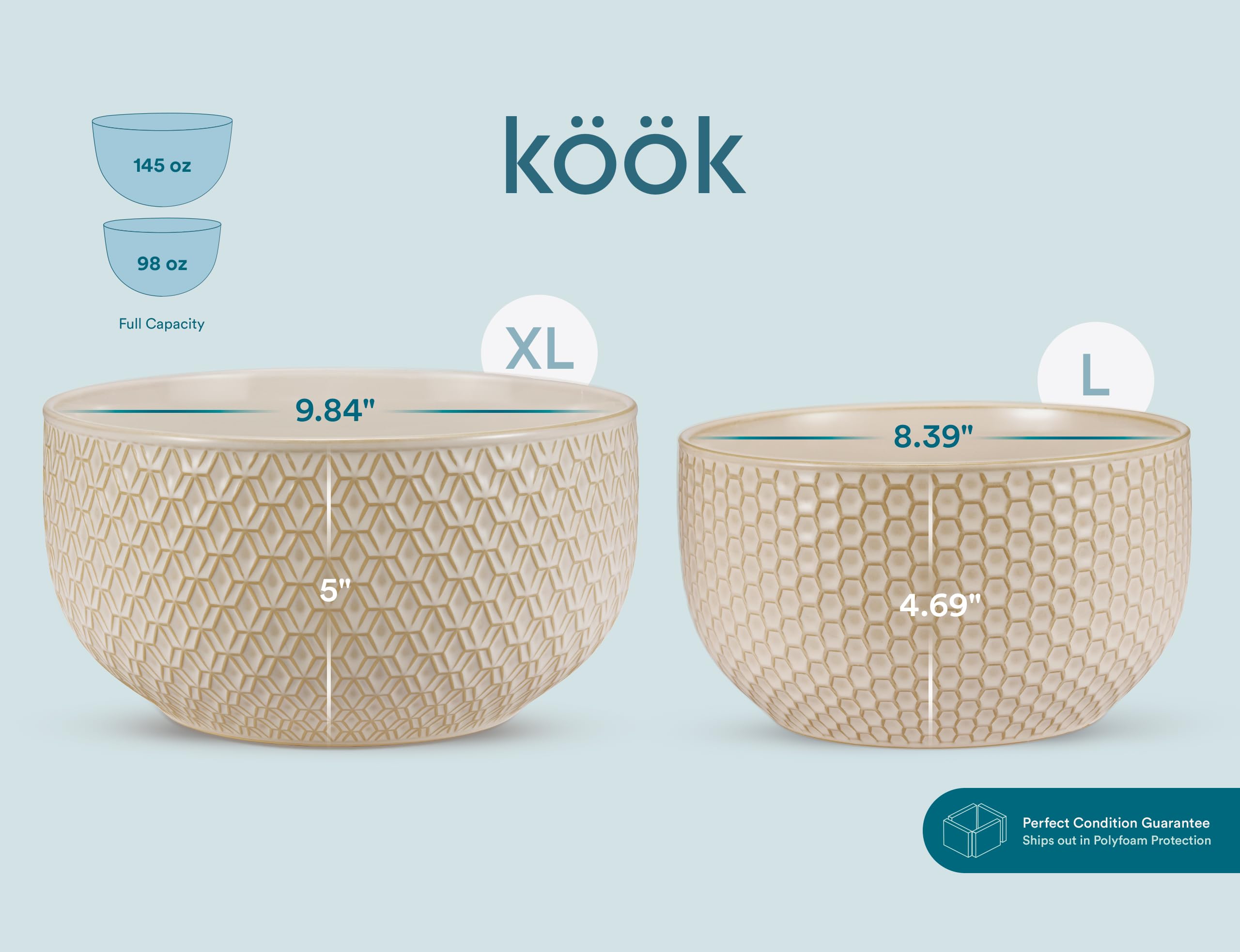 Durable Narbonne bowls resist odors and chips for everyday use