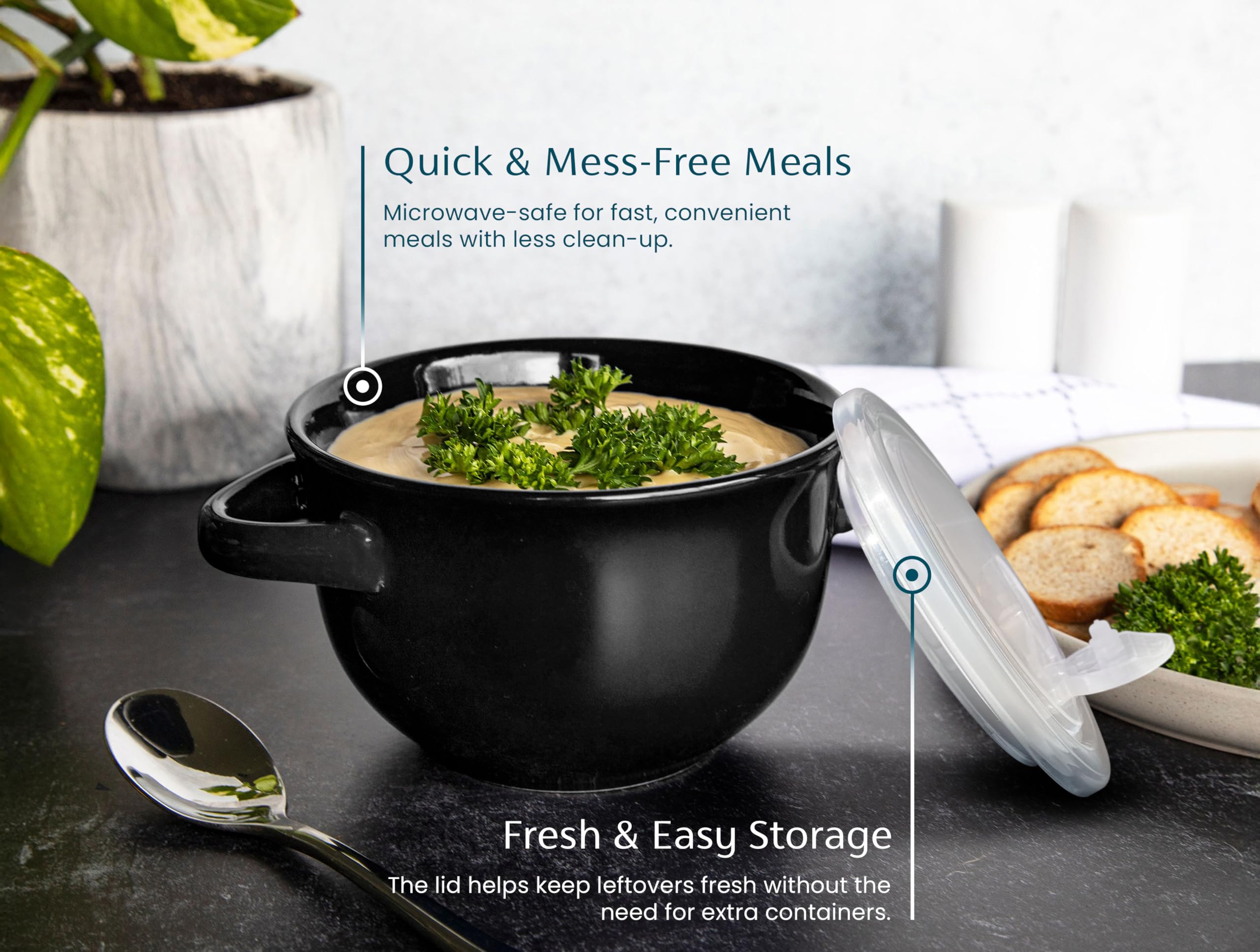 KooK oven-to-table crock design showcasing two large handles
