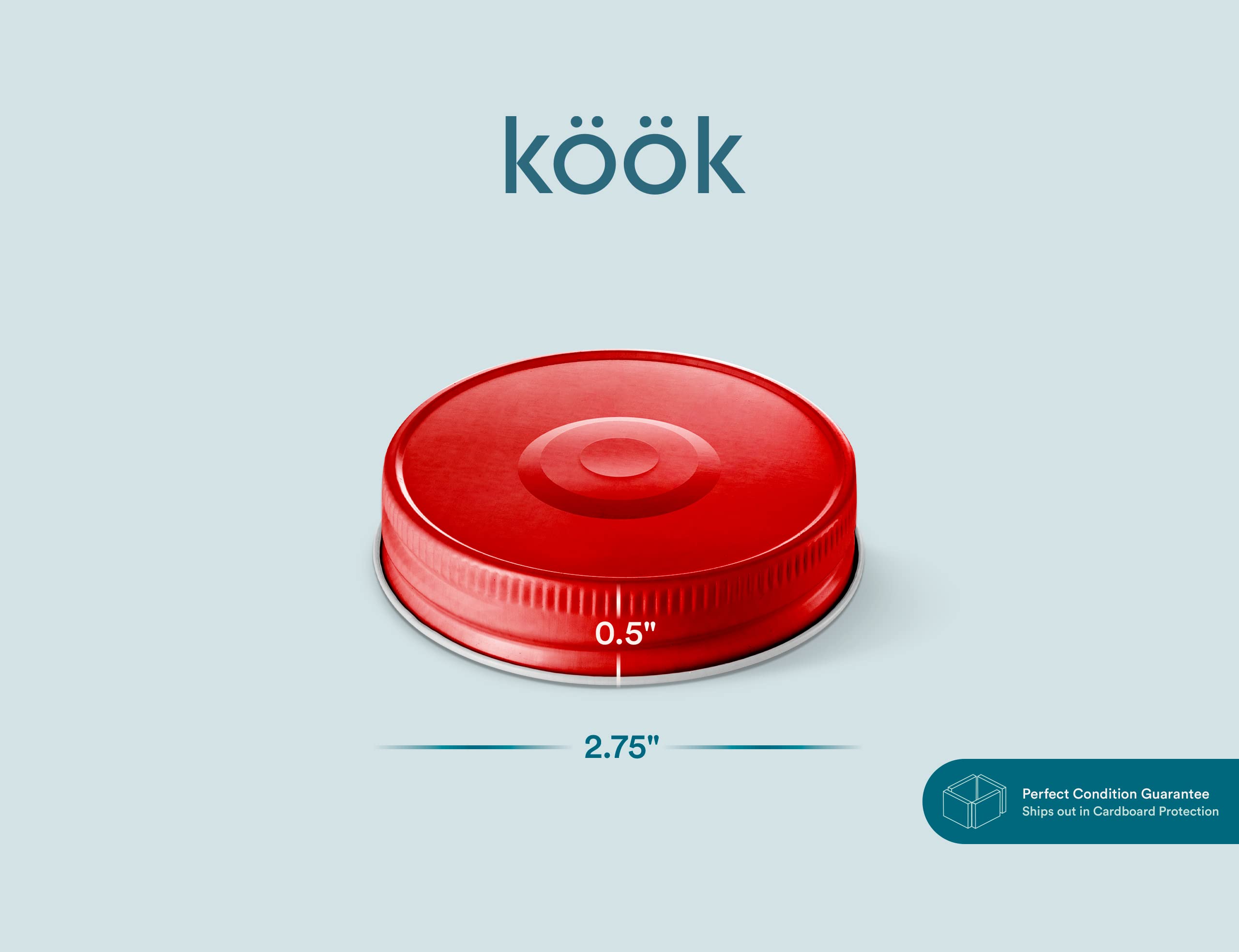 KooK packaging protects lids with custom cardboard molds
