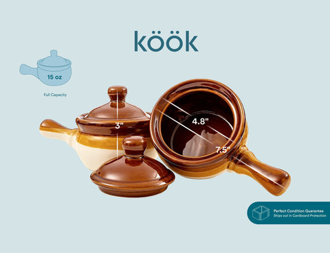 KooK Puebla collection set of 4 bowls ideal for weeknight soups and prep.