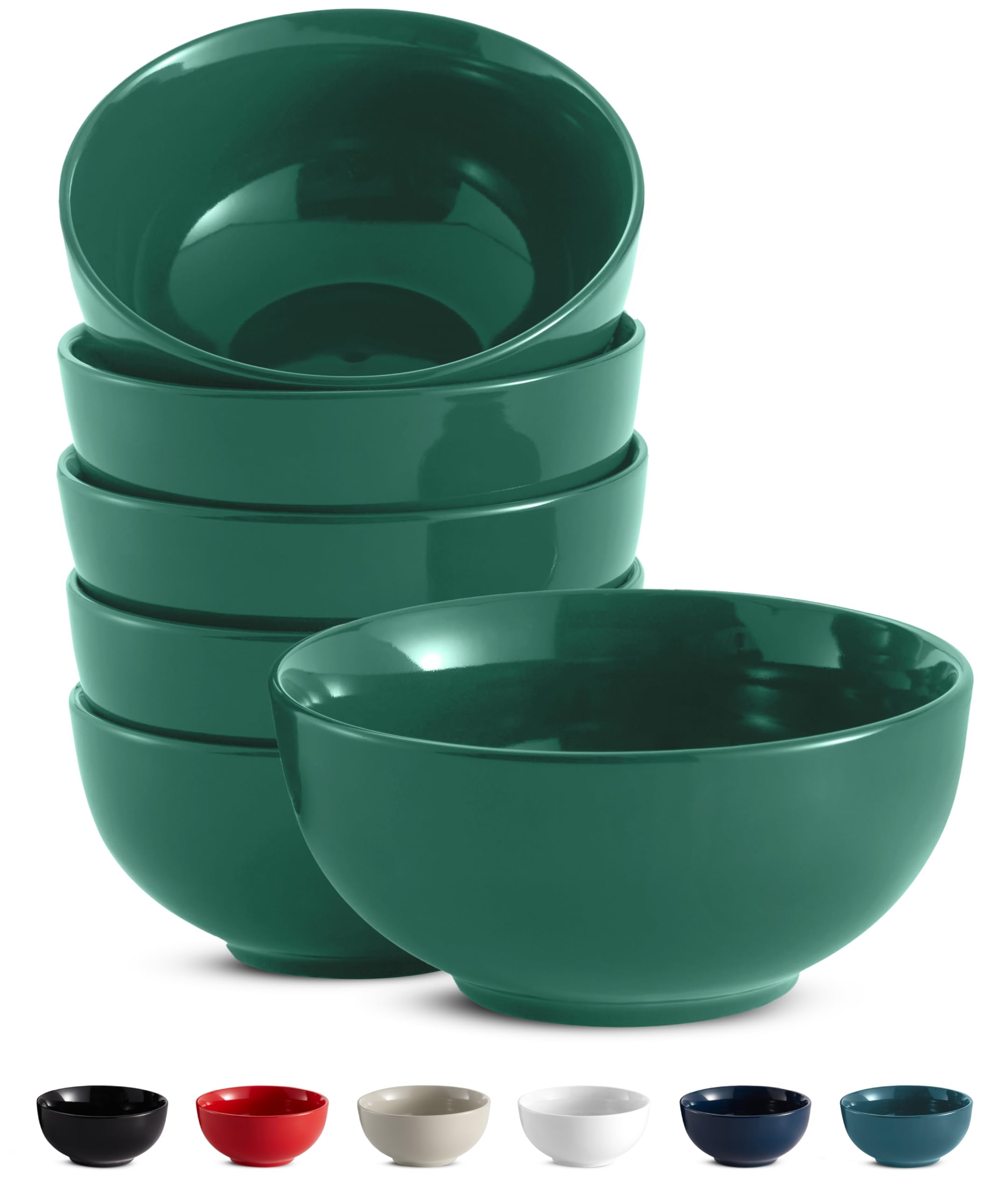 KooK soup bowls with a deep interior for generous portions.