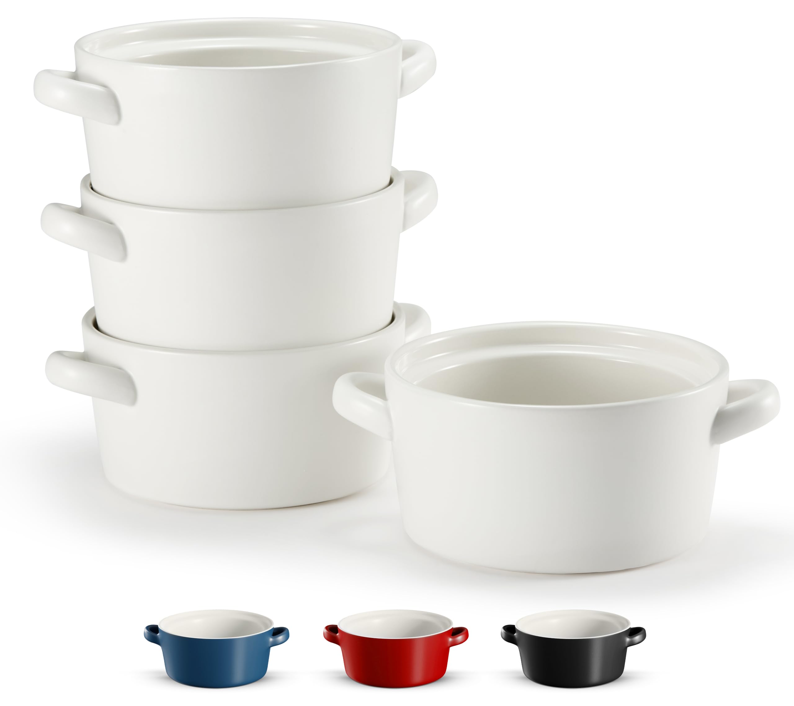 Kook Soup Crock ceramic stackable bowls for easy storage and serving