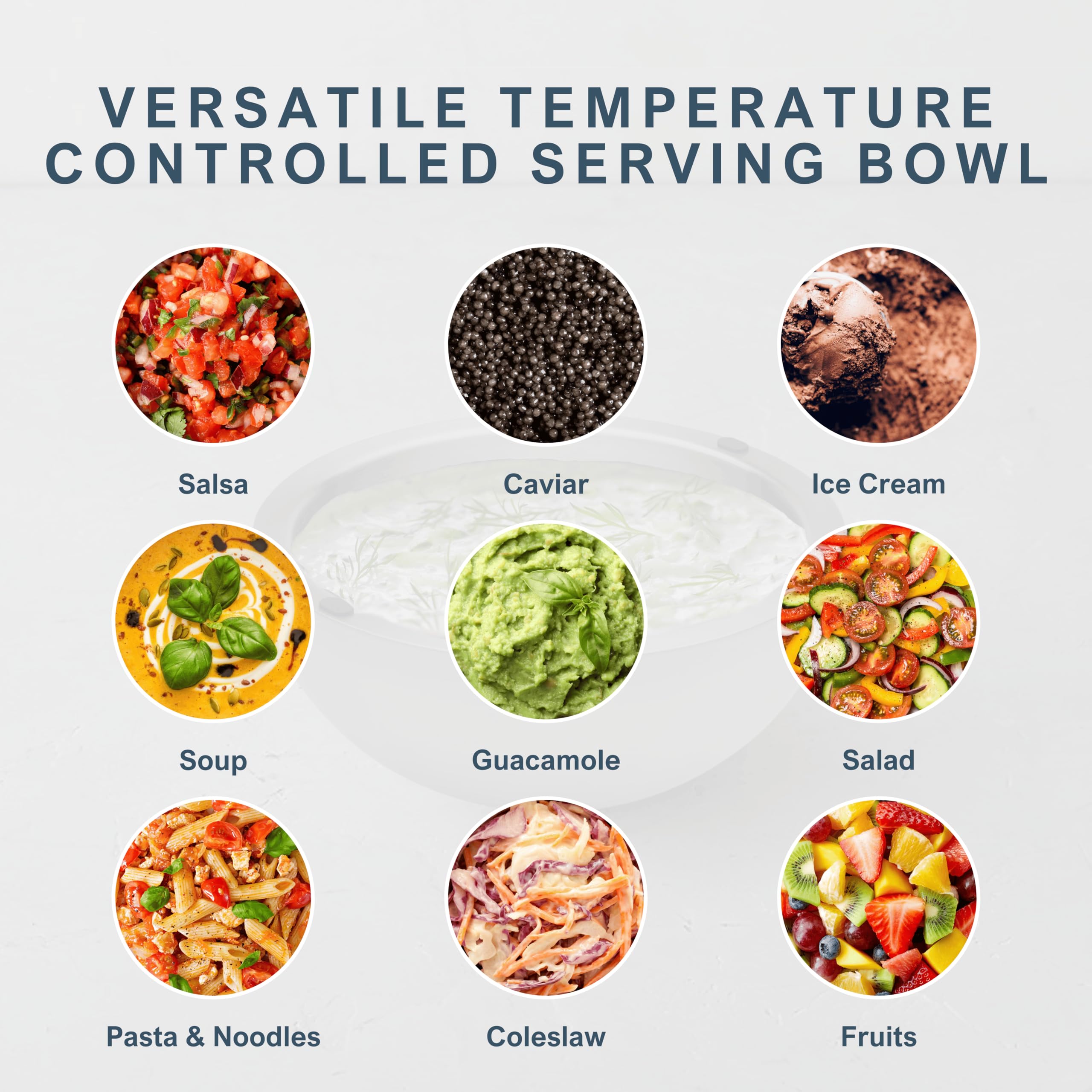 KoolCool stainless steel construction resists stains and scratches for repeat use.