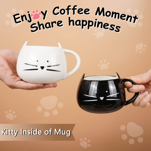 Koolkatkoo 12-ounce mugs, safe for daily use in busy kitchens.