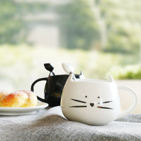 Koolkatkoo cat-face close-up highlighting the cute, durable ceramic finish.