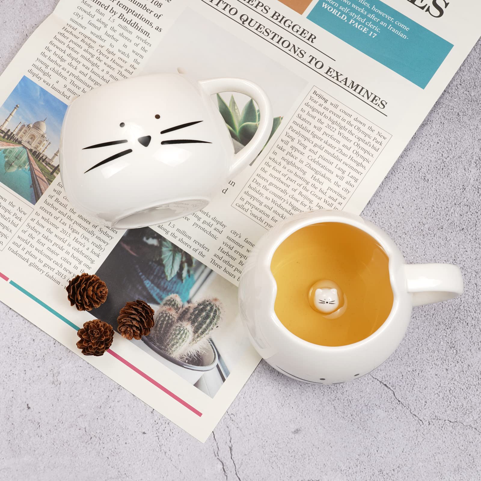 Koolkatkoo easy-clean mugs ideal for quick cleanups after meals.