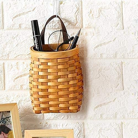Koolouispoper handwoven rattan basket highlights rustic charm and portability