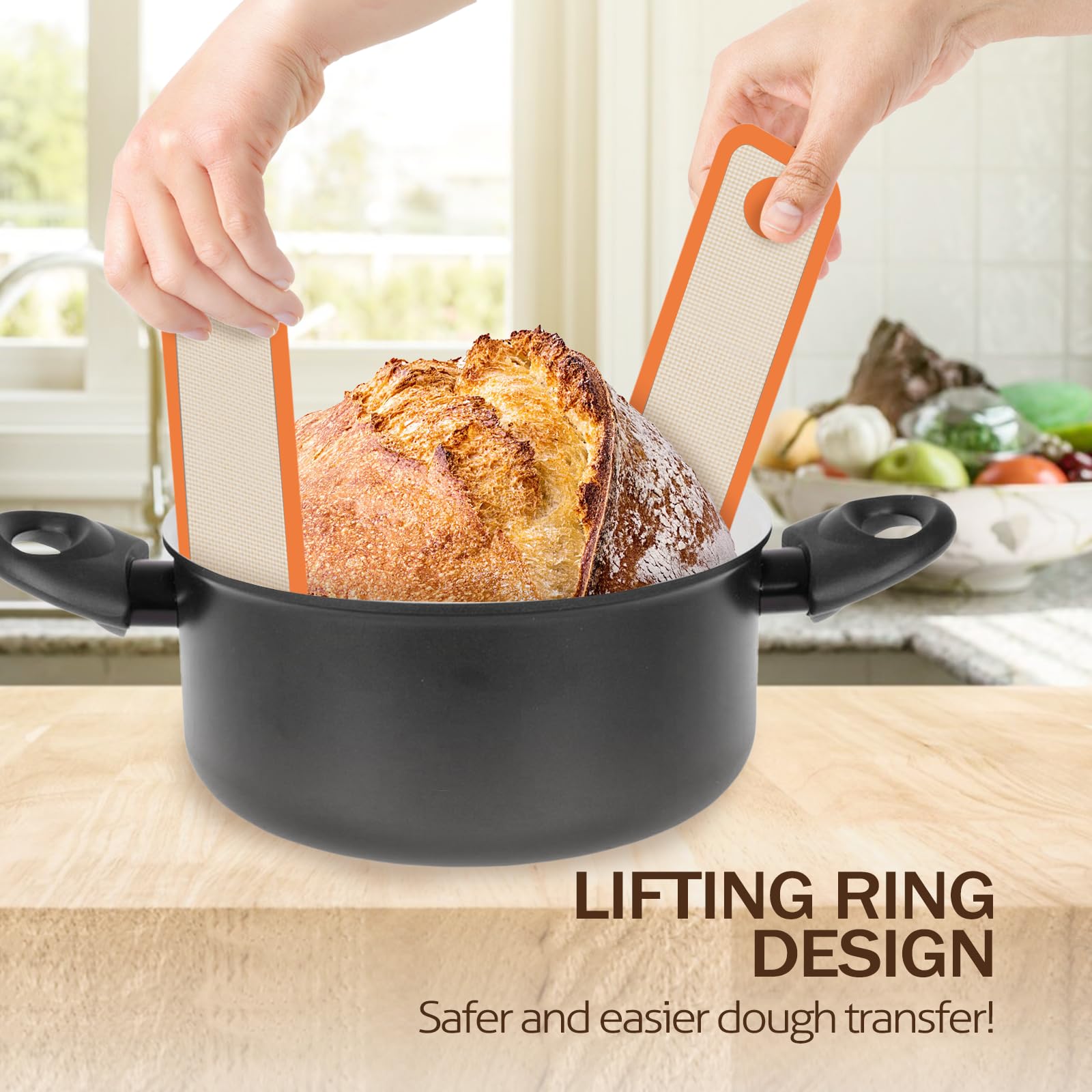 Koolstuffs baking sling for sourdough, multi-use for cookies and pizza