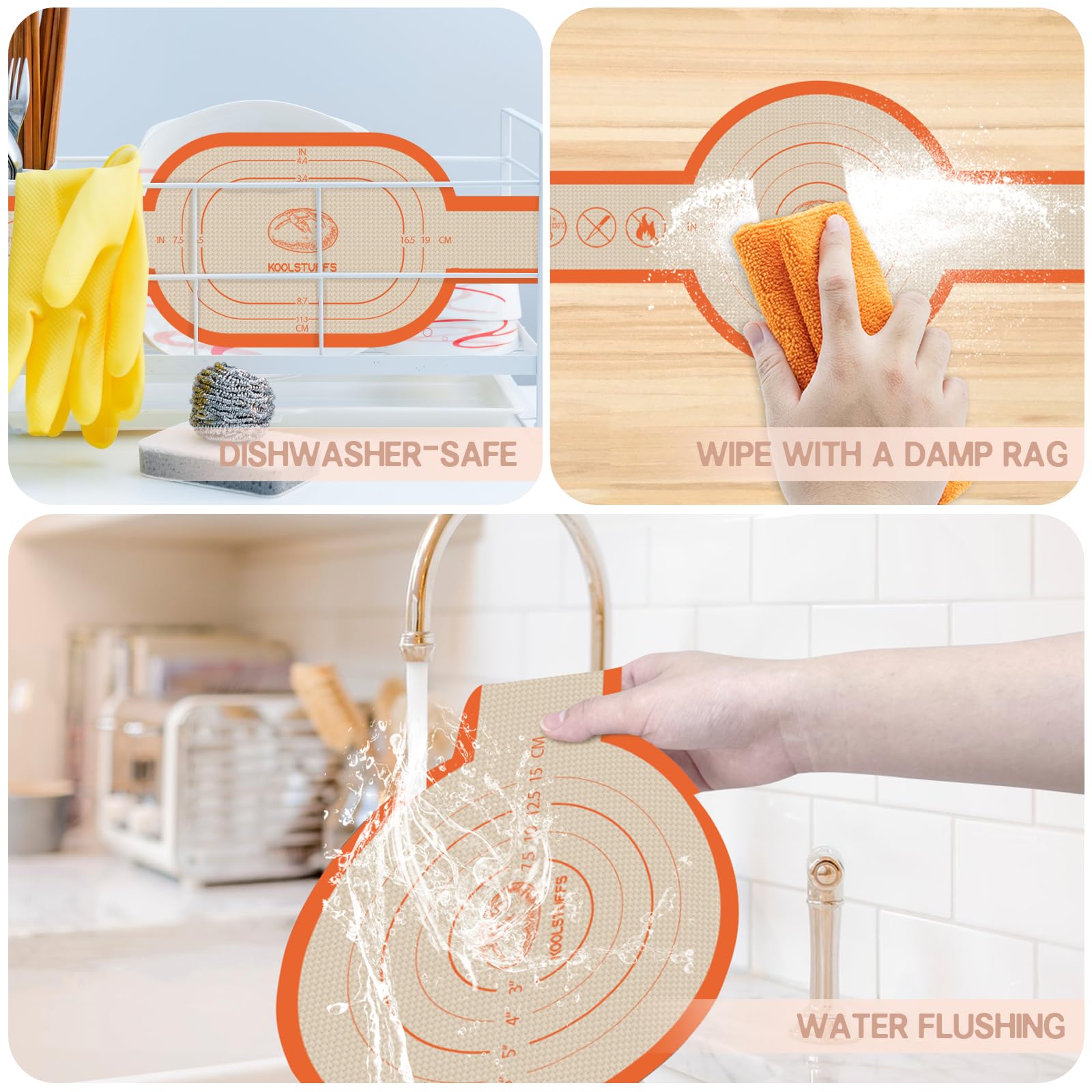 Koolstuffs bread sling nonstick orange aids release and cleanup