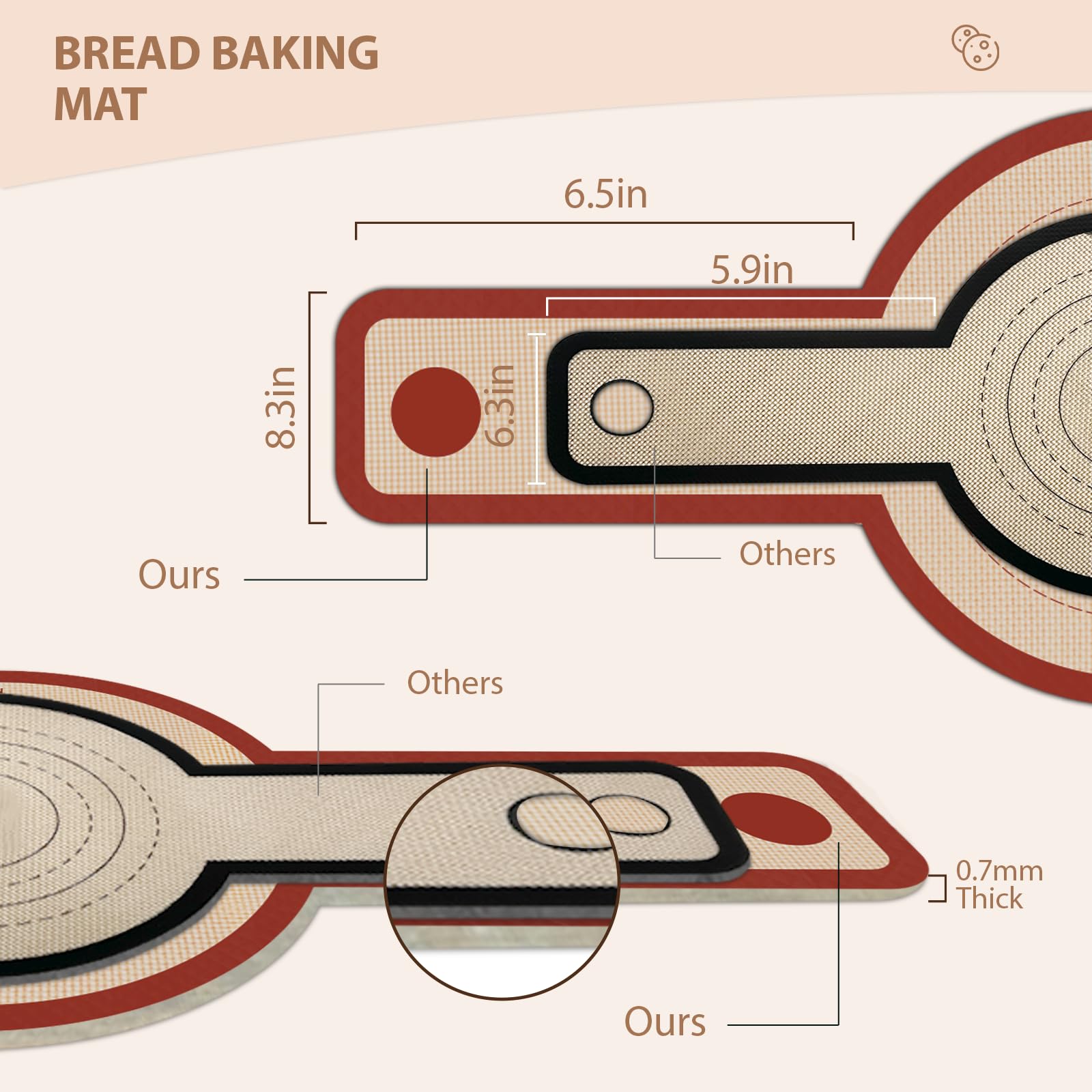 Koolstuffs bread sling versatile for cookies and reheating