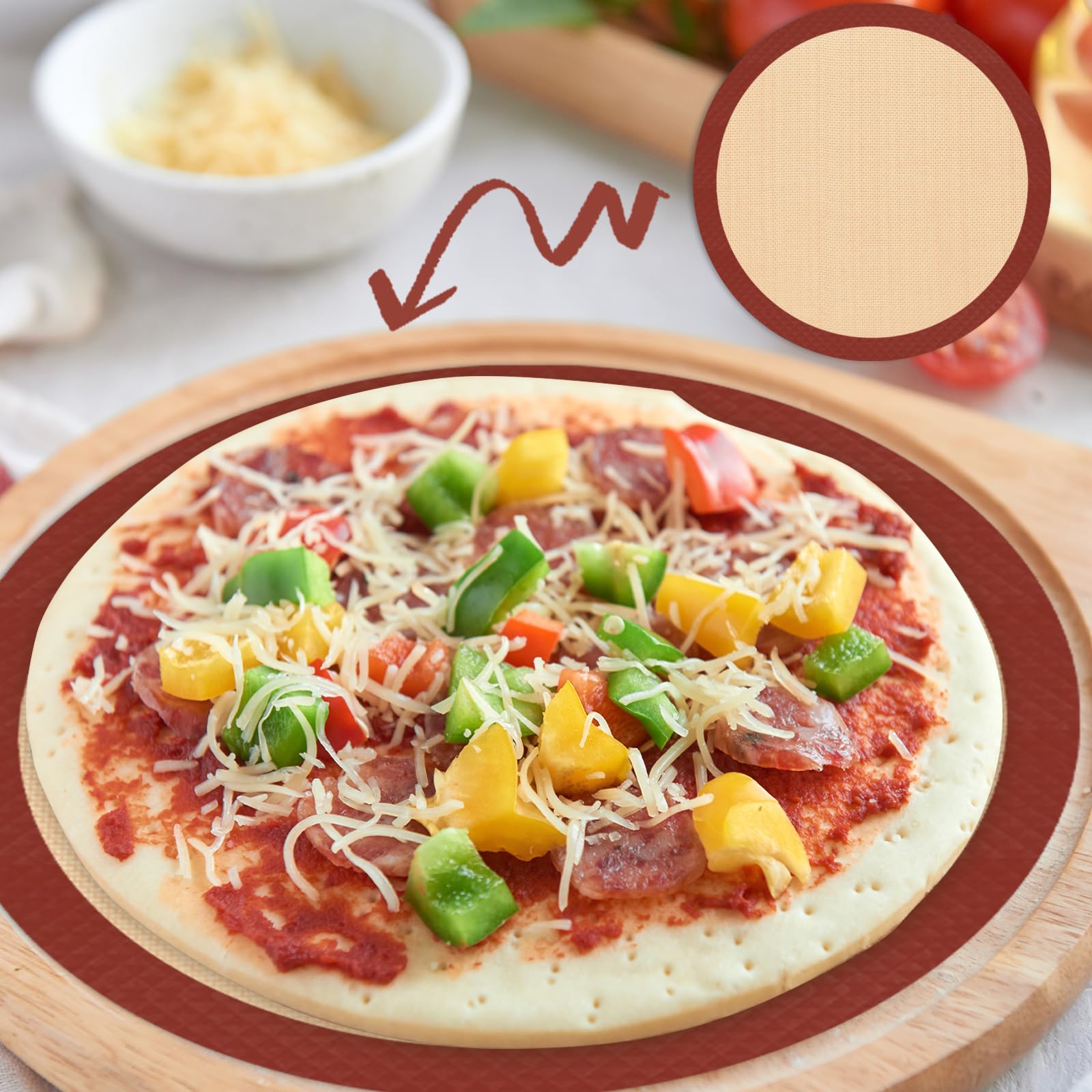 Koolstuffs nonstick surface mat releases baked goods effortlessly