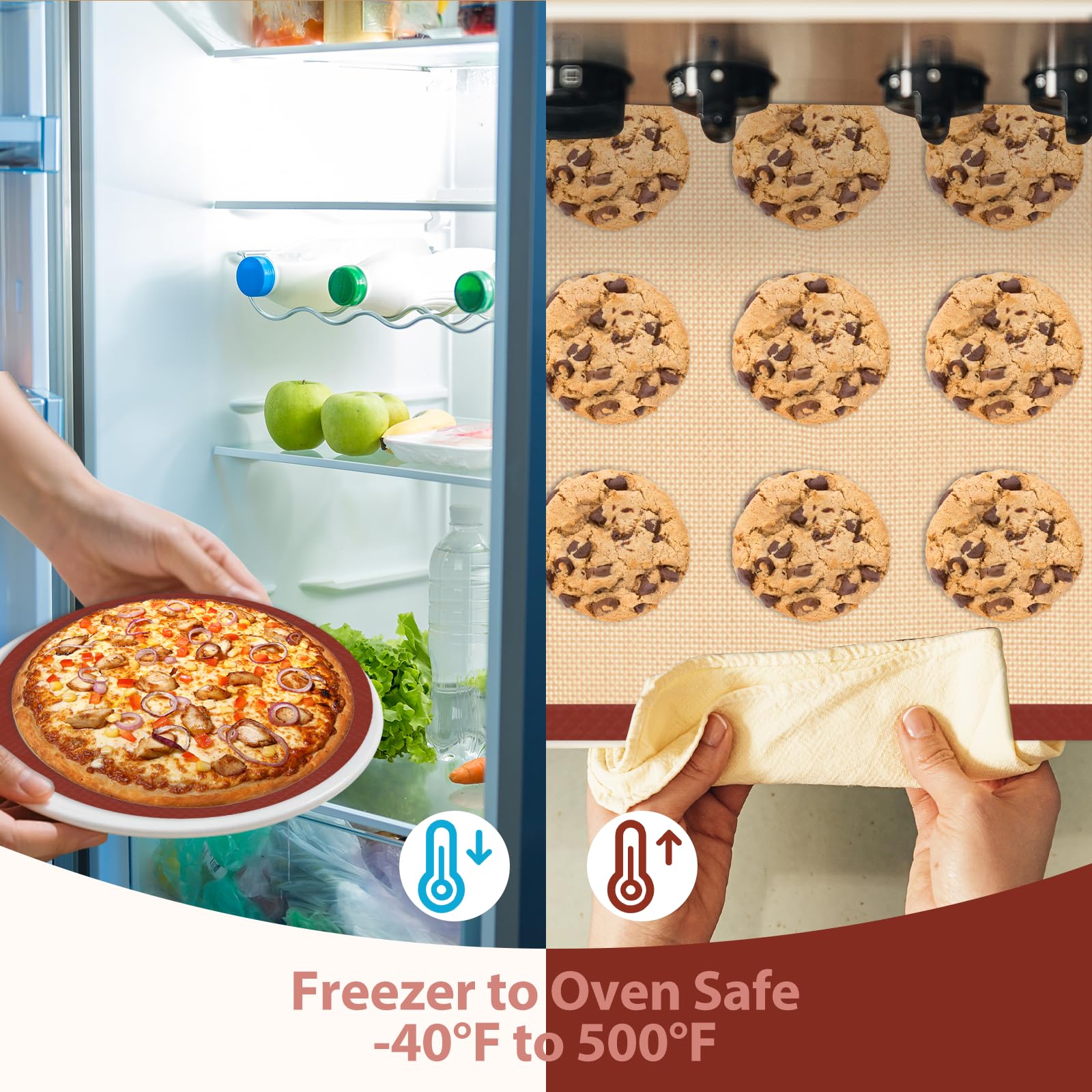 Koolstuffs mats withstand -40°F to 500°F for versatile cooking