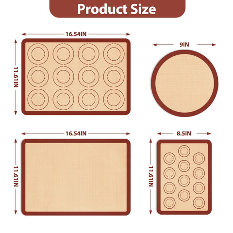 Koolstuffs guided macaron mat ensuring precise sizing for pastries