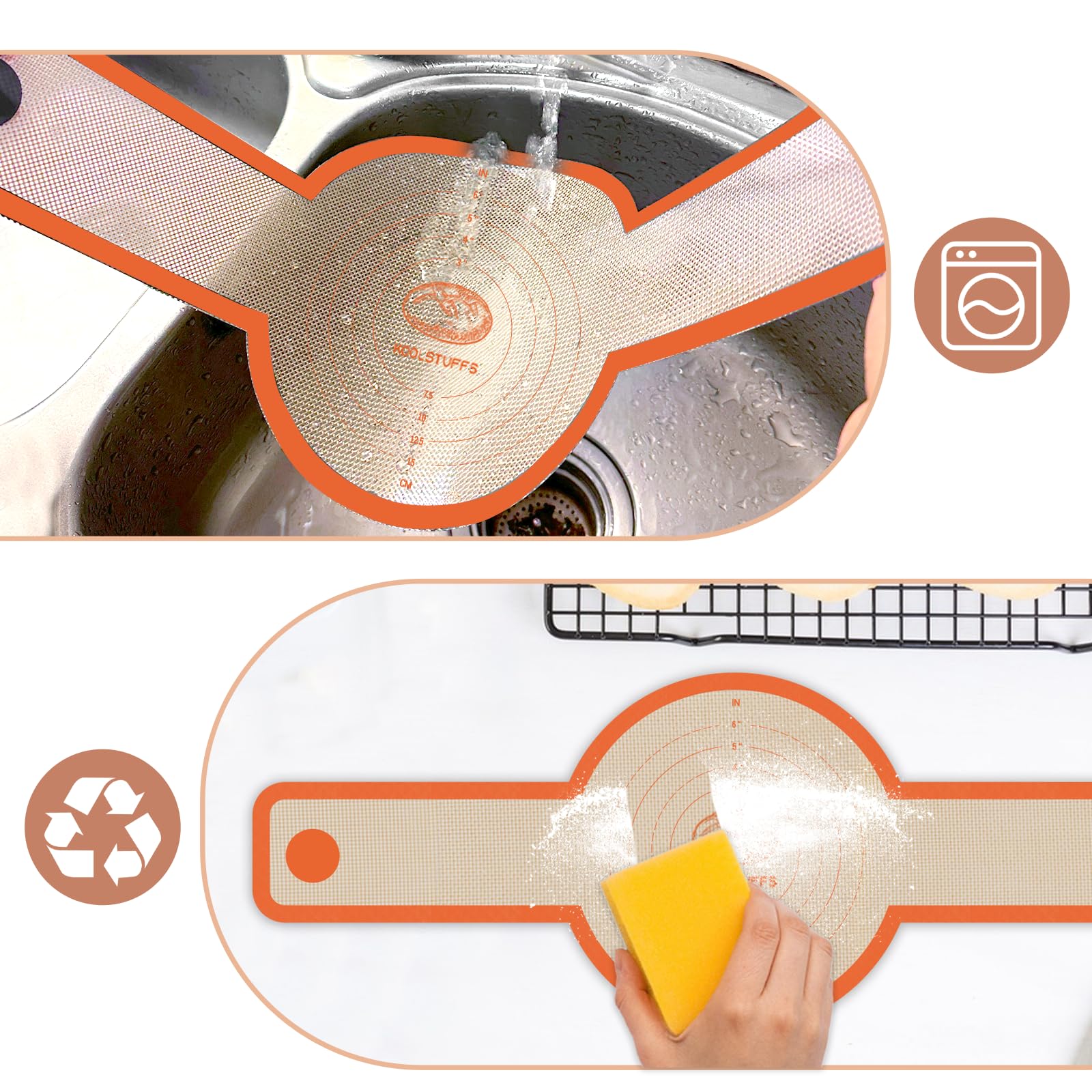 Koolstuffs orange bread sling two-pack, sturdy and versatile