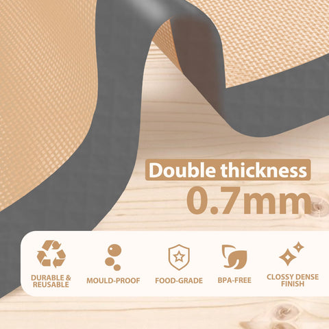 Koolstuffs silicone mats rolled for storage illustrate space-saving design