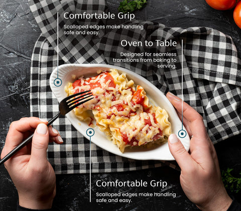 KooK 18-ounce portion dish ideal for personal servings and quick meals.