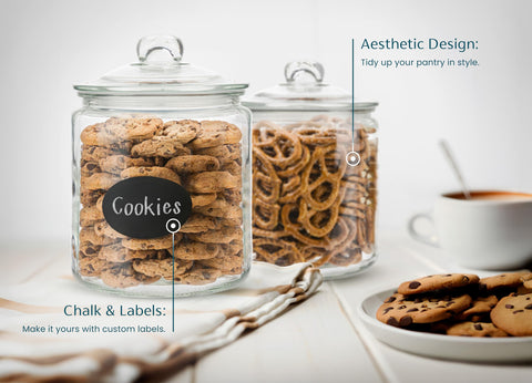 KooK dishwasher-safe glass jar for easy cleanup and reuse
