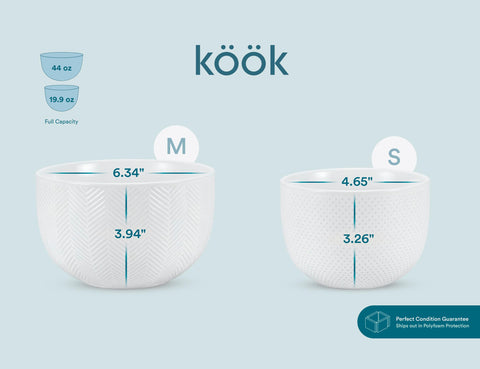 KooK Narbonne packaging protects bowls during shipping and gifting.