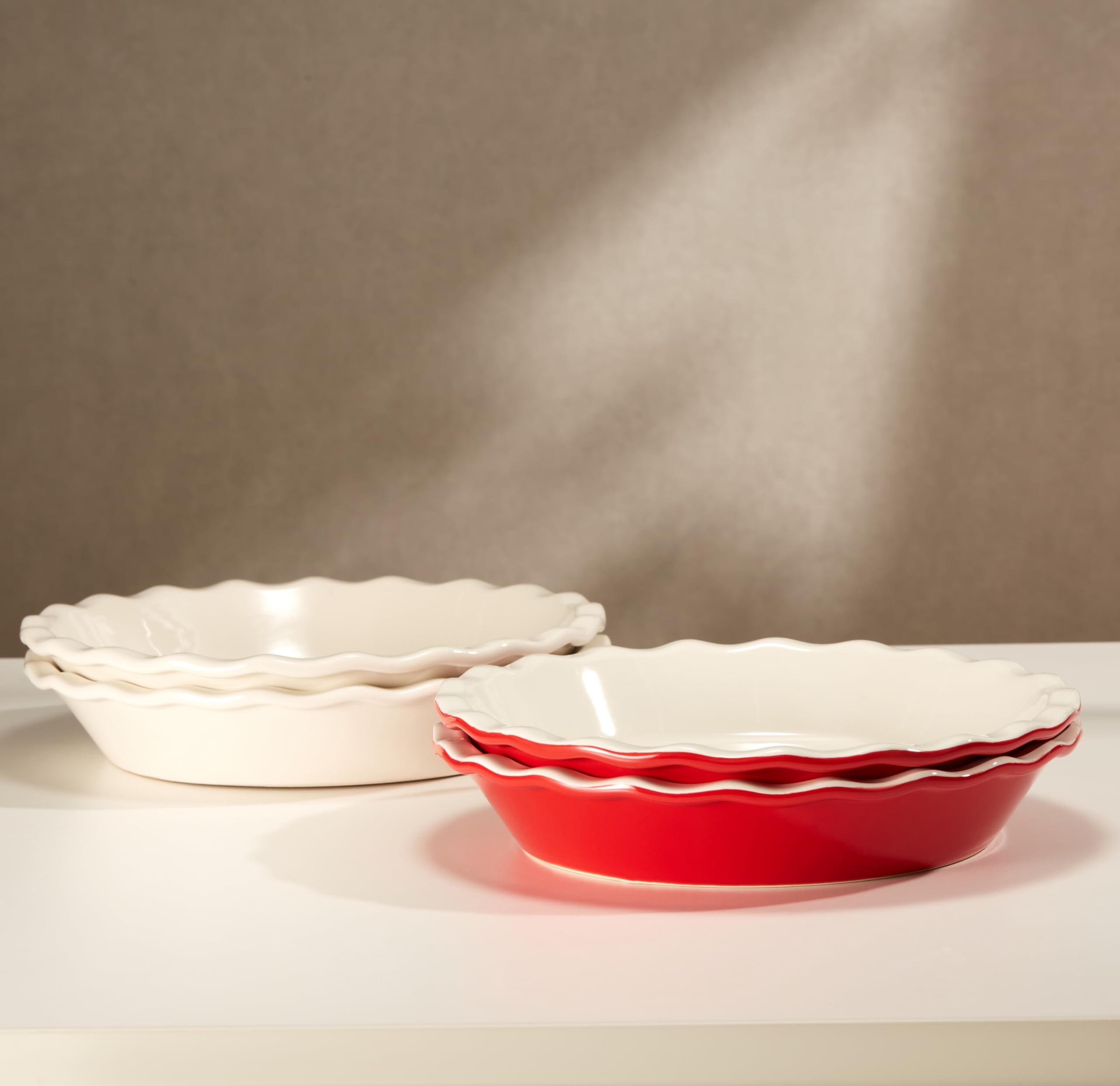 KooK pie pan dishwasher-safe and oven-safe up to 400F for easy cleanup.