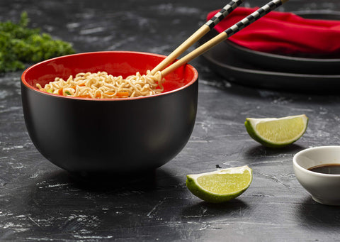 KooK ramen bowl 34oz capacity, perfect for large servings and hearty soups.