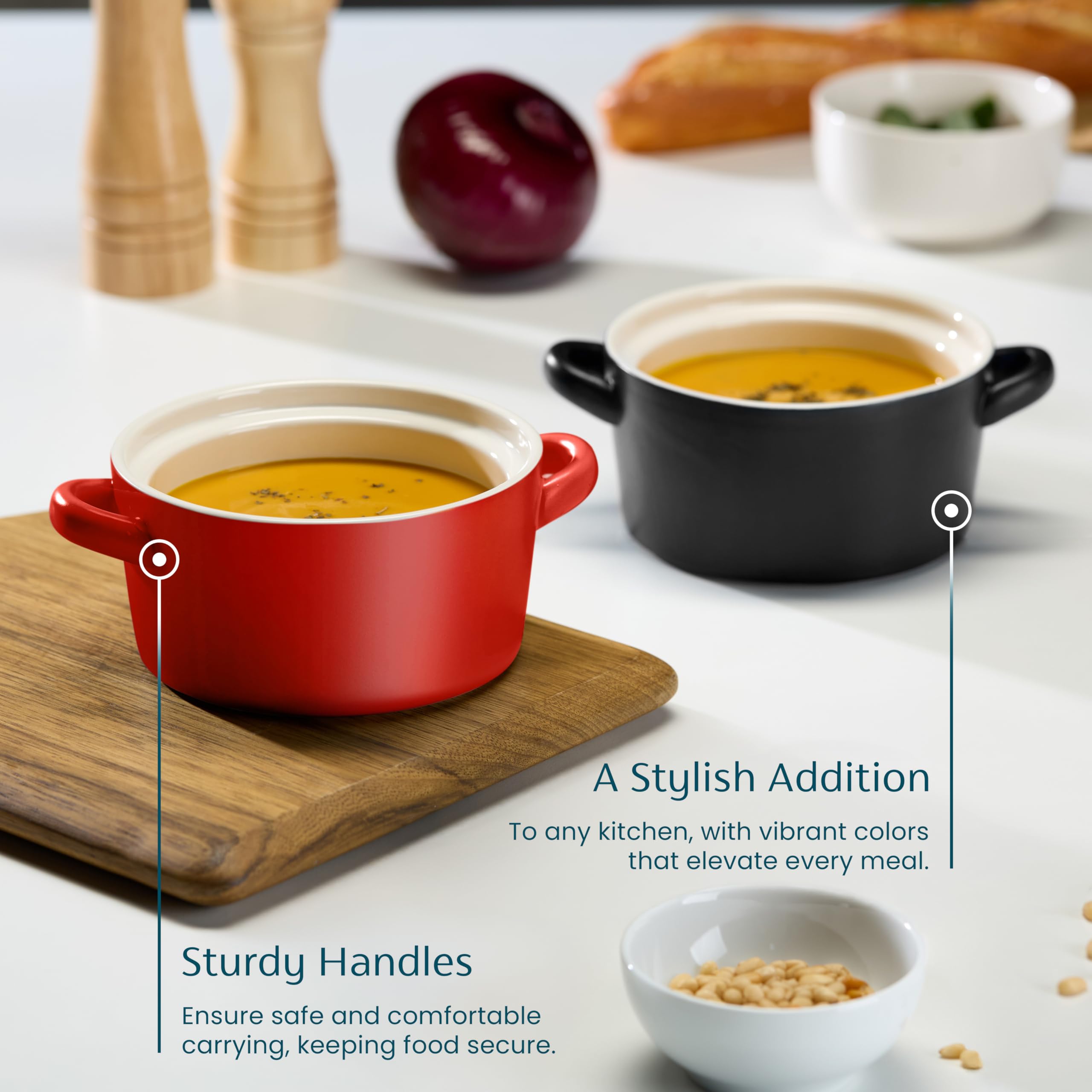 KooK ceramic crock designed to go from oven to table.