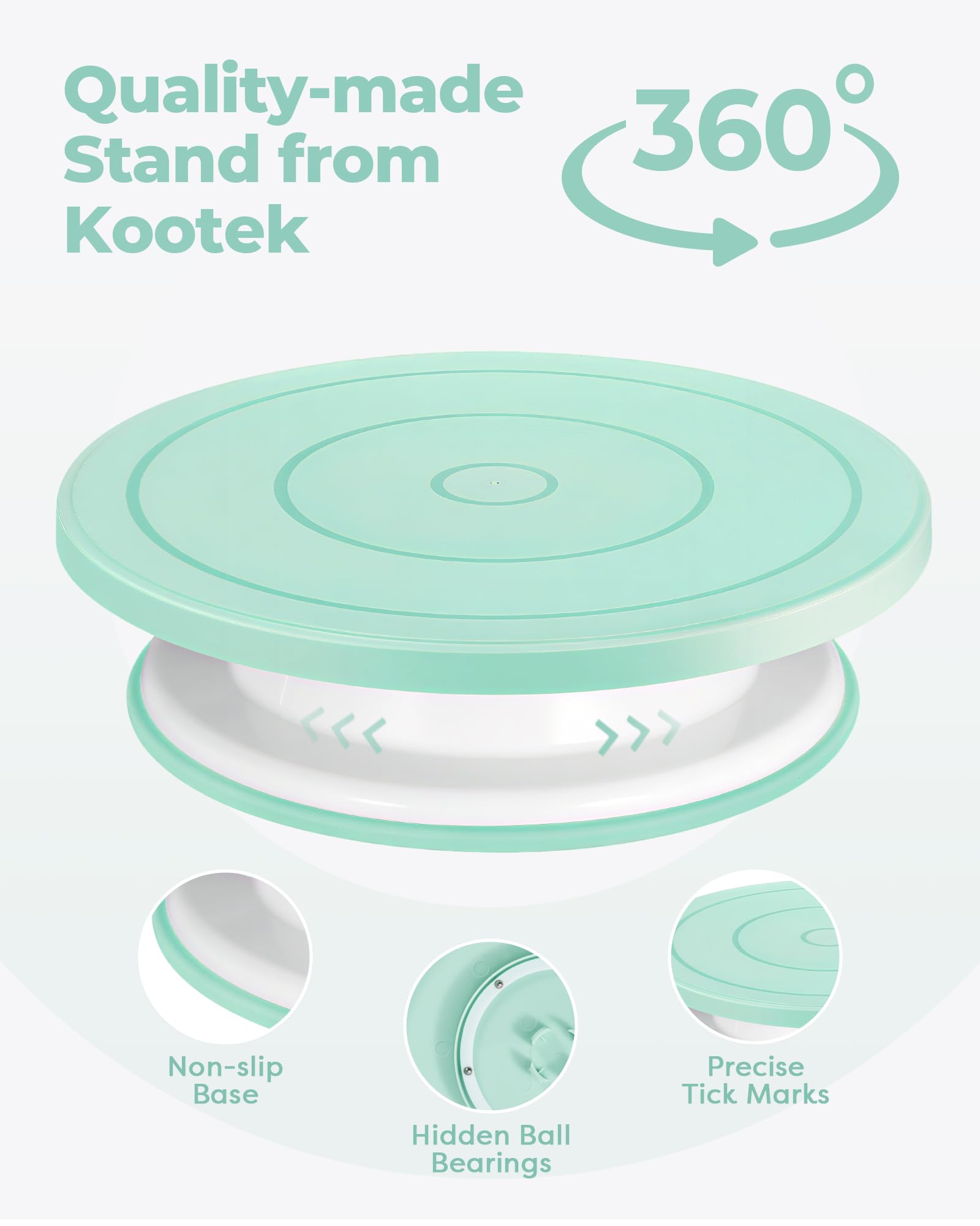 Kootek piping tips set offering versatile patterns for creative decorating.