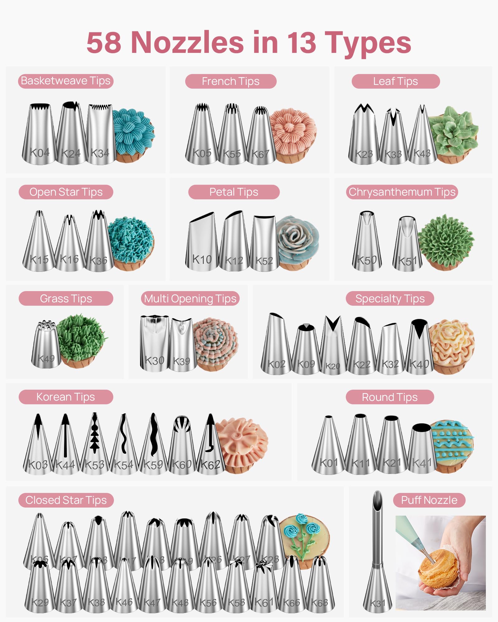 Kootek cake leveler and stainless spatulas for smooth surfaces