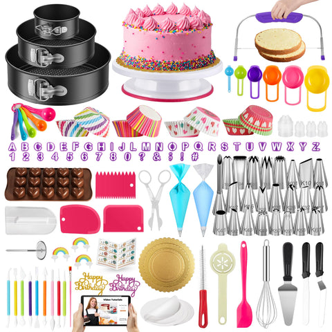 Kootek 700pcs cake decorating kit overview for home bakers