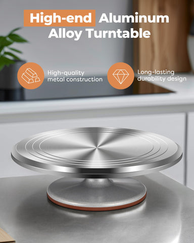 Kootek aluminium alloy construction provides lasting durability for frequent baking projects.