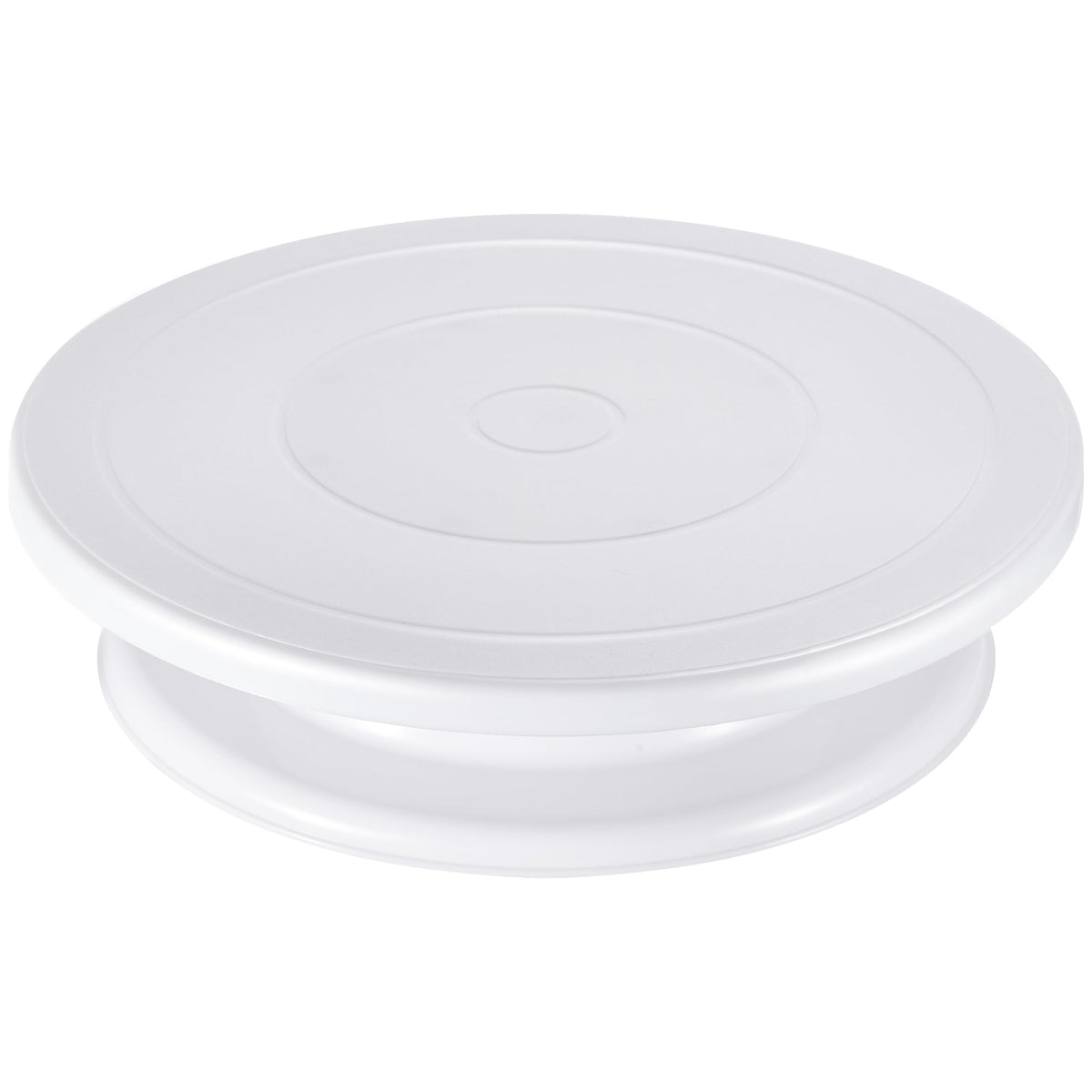 Kootek cake stand 11-inch rotating top view for even frosting access.