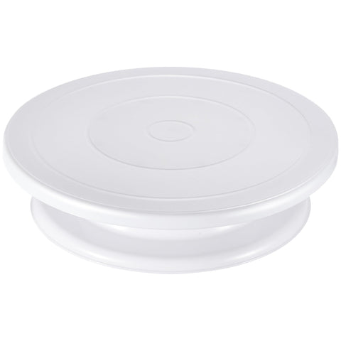Kootek cake stand 11-inch rotating top view for even frosting access.