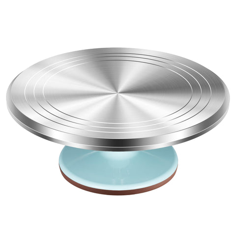Kootek cake stand 12 inch rotating top view for stable frosting and precise decorating.